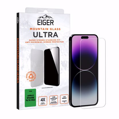 Picture of Eiger Eiger Mountain Glass Ultra Screen Protector GRS for iPhone 16/15/15 Pro